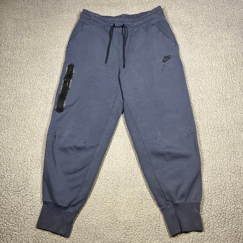Nike Tech Fleece Joggers Womens M CW4292-437 Blue Athleisure